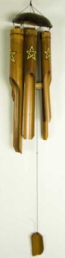 Wind Chime Bamboo Pentagram