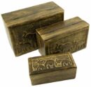 Box Elephant Nested Set Of 3