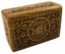 Box Pagan Symbol Carved 6x4