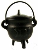 Cauldron Black Pagan Moon 11cm