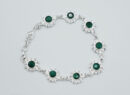 Silver PL Bracelet Emerald Cut