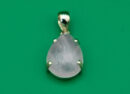 Gold Plated Pendant Rose Quartz