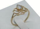 Gold PL Ring MRQ Cut Rainbow