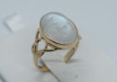 Gold PL Ring Large Rainbow