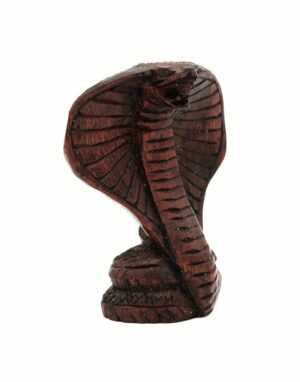 Snake Wooden Cobra 12cm