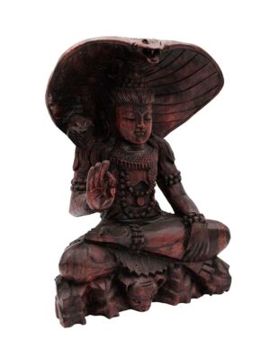 Wooden Buddha Thai Cobra 40cm
