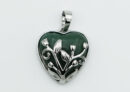 Pendant Heart Caged Aventurine