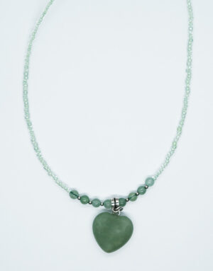 Necklace Heart Aventurine