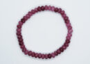 Bracelet Disc Ruby Colour Jade