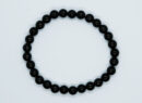 Bracelet 6mm Black Obsidian
