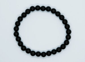 Bracelet 6mm Black Obsidian