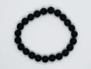 Bracelet 8mm Bead Matt Onyx