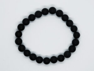 Bracelet 8mm Bead Matt Onyx
