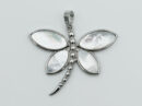 Pendant Dragonfly White Shell