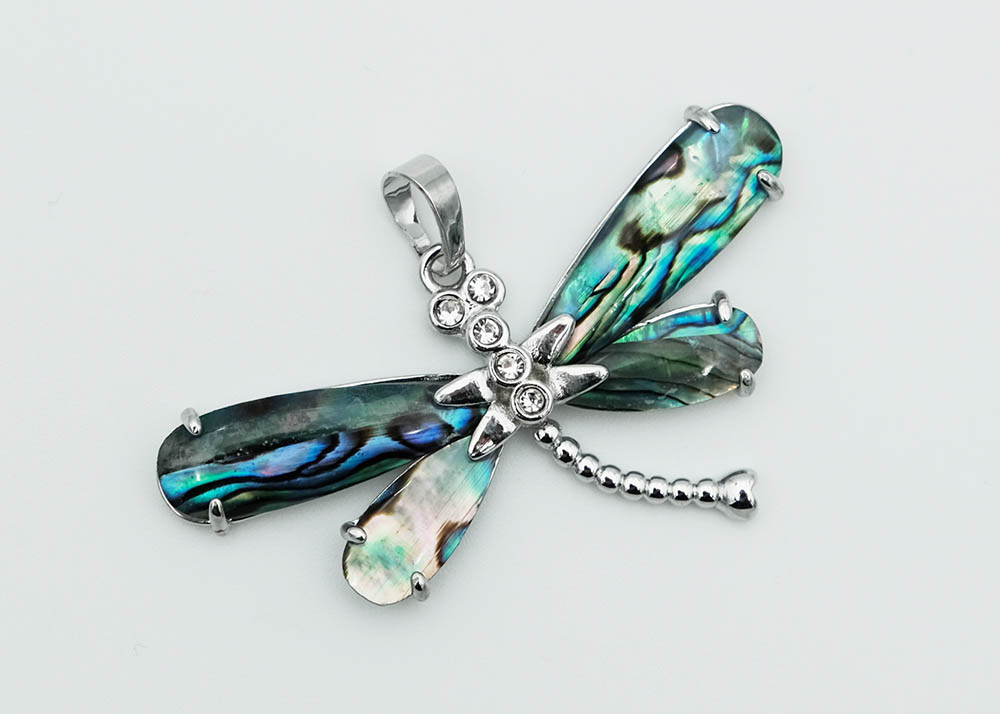 Pendant Dragonfly Abalone