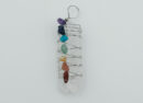 Pendnat Selenite Chakra Wired
