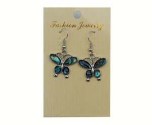 Earrings Butterfly Abalone