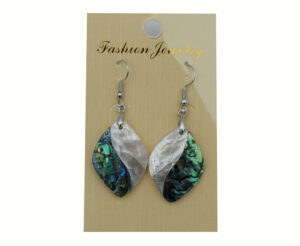 Earrings Rhombus Abalone