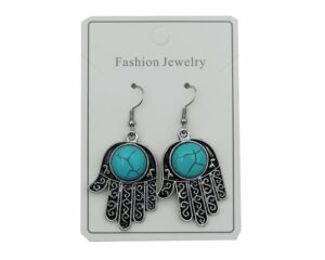 Earring Blue Howlite Fatima