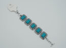 Bracelet Blue Howlite Rect