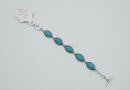 Bracelet Blue Howlite Marquise