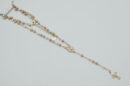 Rosary Beads Platinum Rose